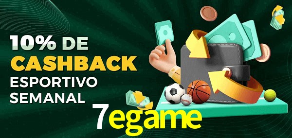 10% de bônus de cashback na 7egame