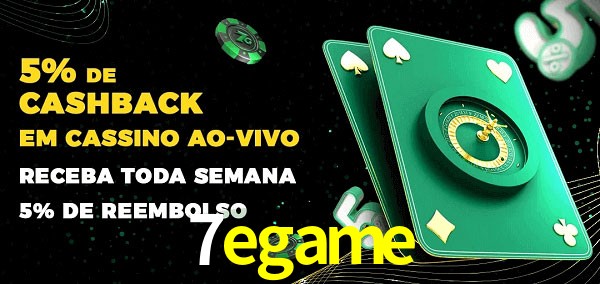 Promoções do cassino ao Vivo 7egame